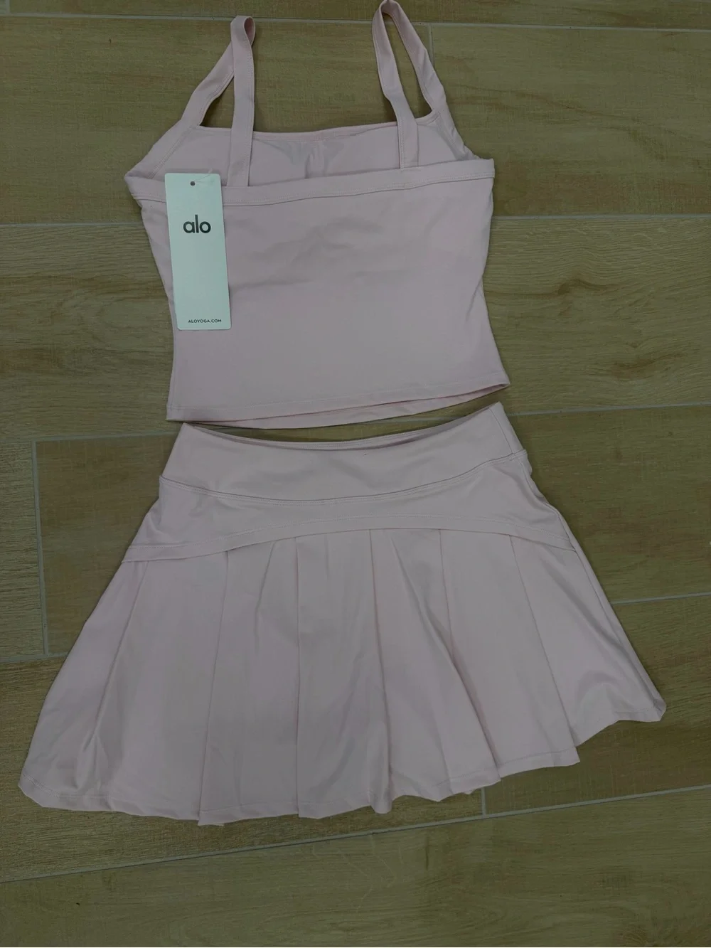 ALO Yoga Women's Pink Tennis Set